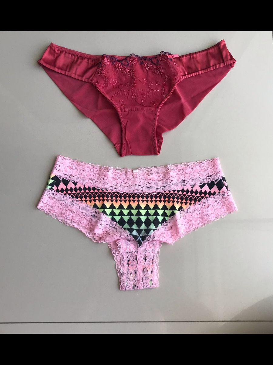 Kit Calcinhas Victoria Secret E Loungerie Lingerie Feminina Victorias