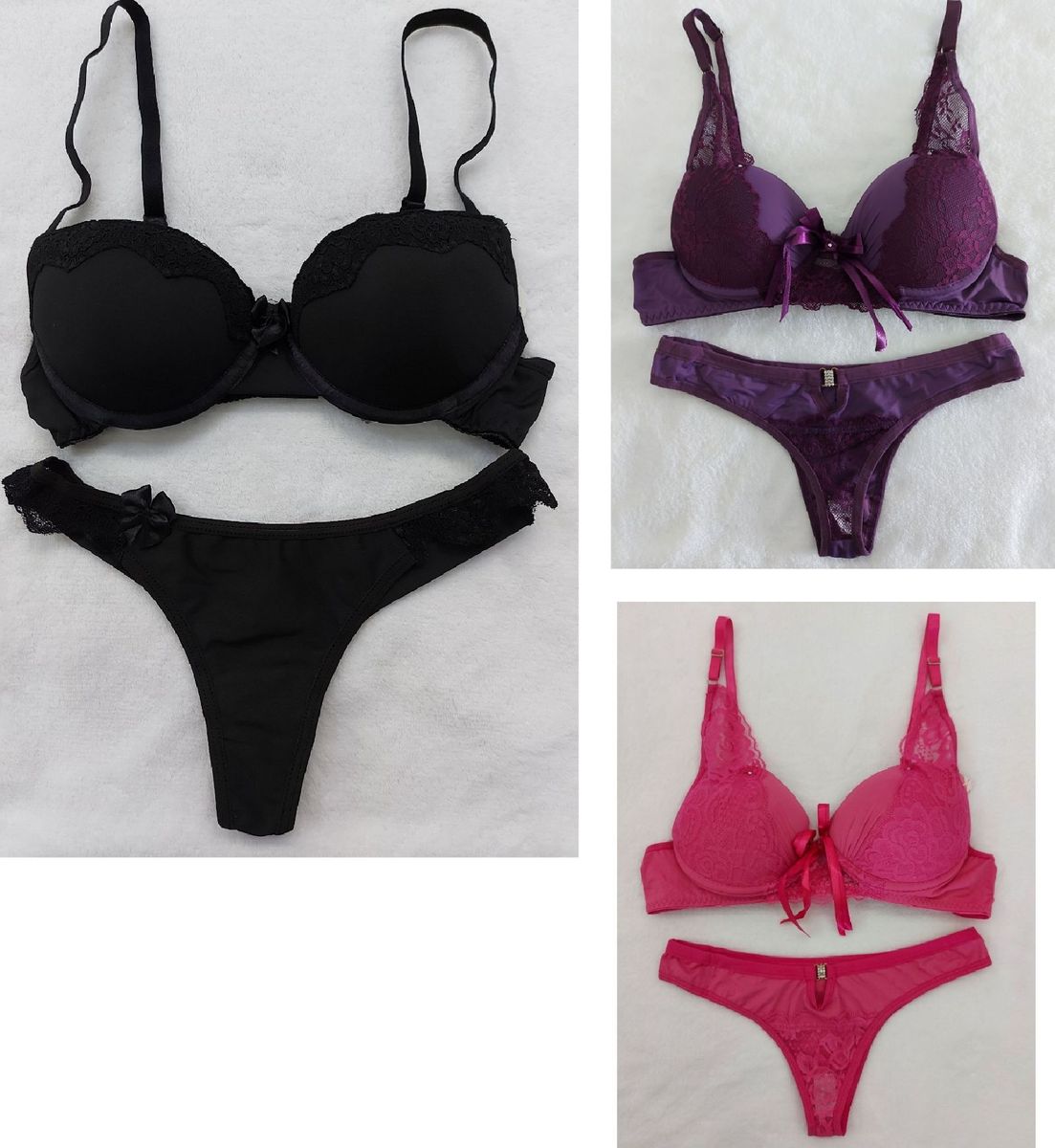 Kit Conjunto De Lingerie Lingerie Feminina Nunca Usado Enjoei