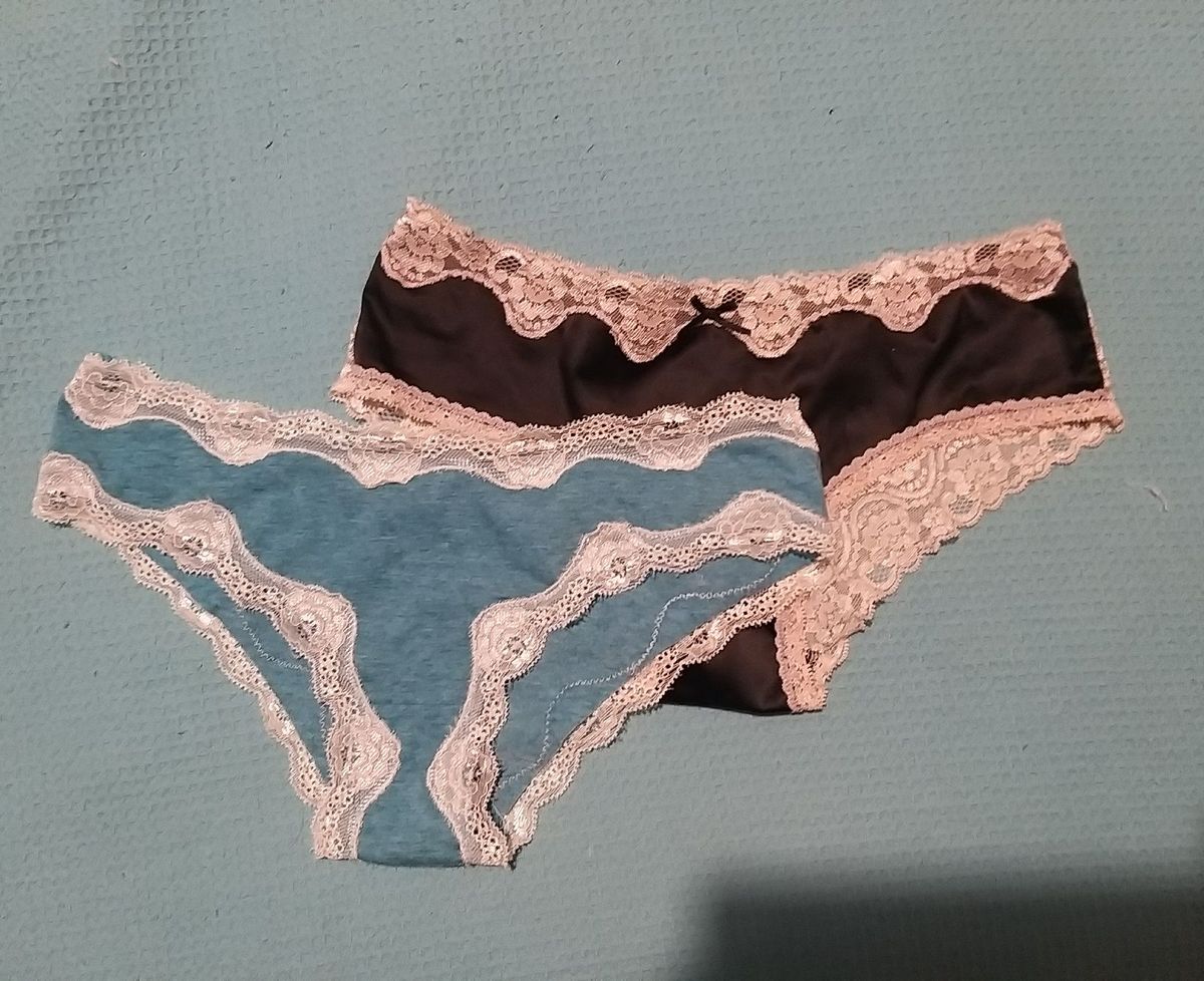 Kit Duas Calcinhas Sem Uso Lingerie Feminina Importado Nunca Usado