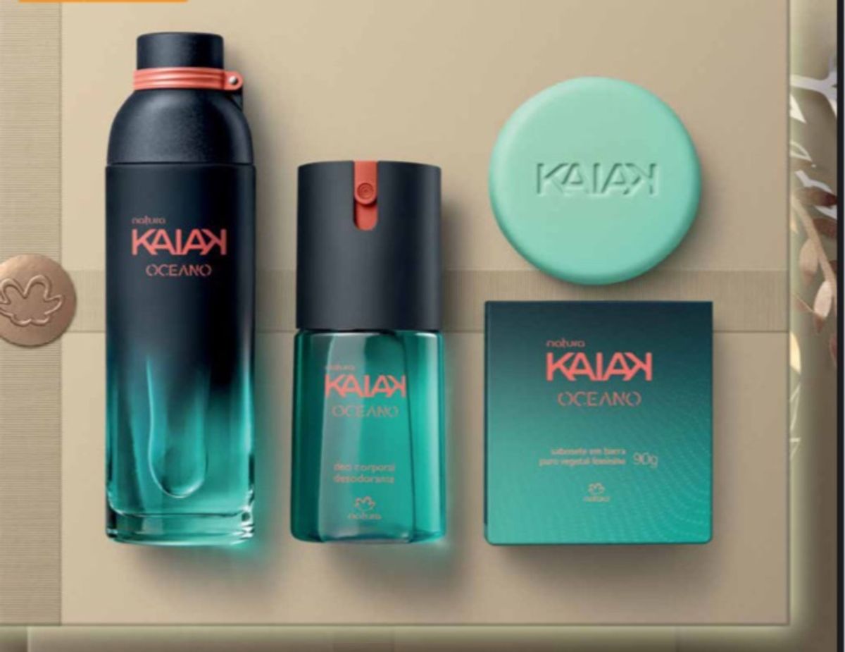 Kit Kaiak Oceano Feminina Natura Perfume Feminino Natura Nunca Usado