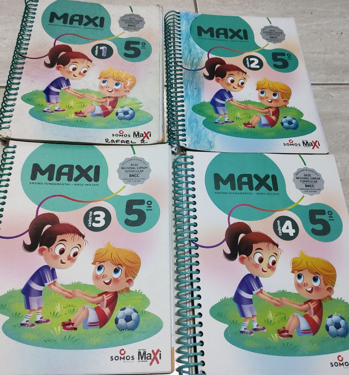 Kit Livros Completo Maxi Ano Item Infantil Sistema Maxi Usado