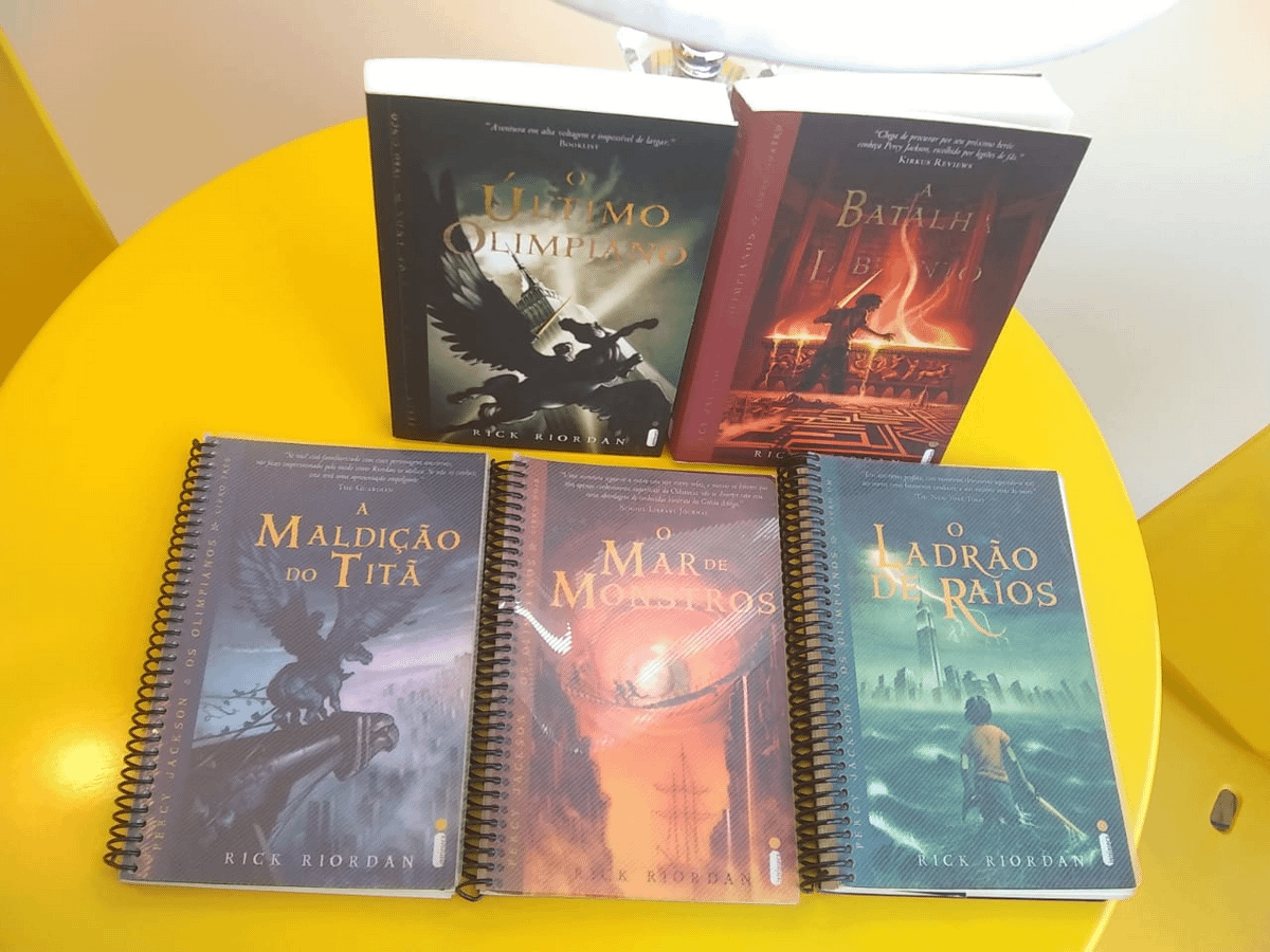 Kit Livros Série Os Heróis do Olimpo 5 Volumes Livro Rick Riordan