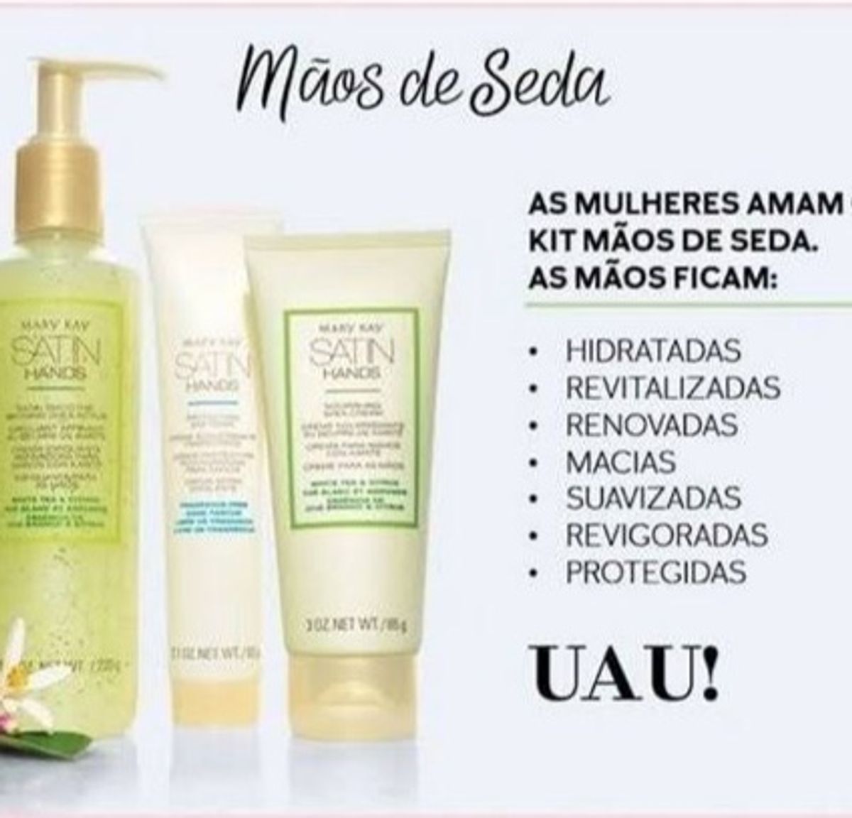 Kit Mãos de Seda Mary Kay Cosmético Feminino Mary Kay Nunca Usado