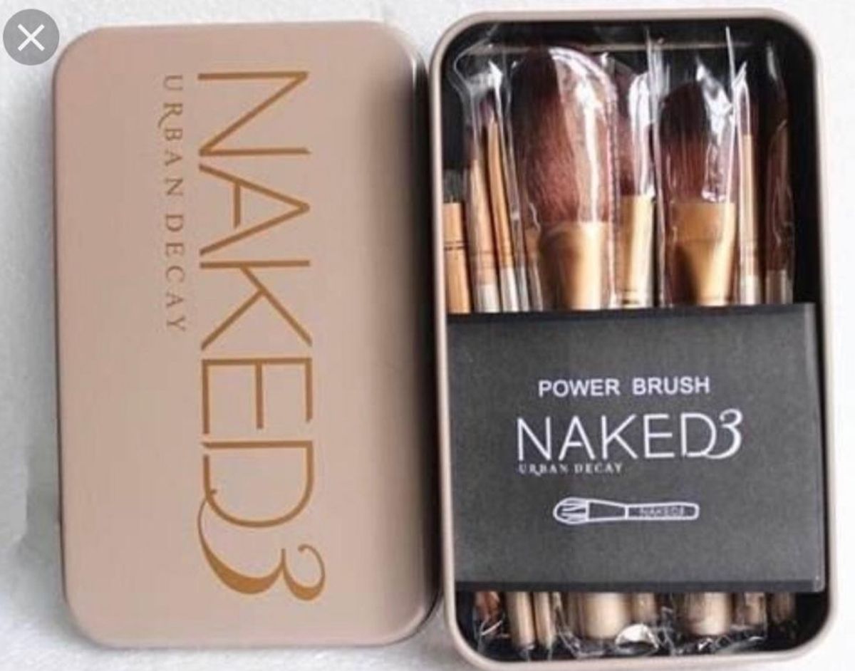 Kit Pincéis Luxo Maquiagem Feminina Naked Nunca Usado 41097297 enjoei