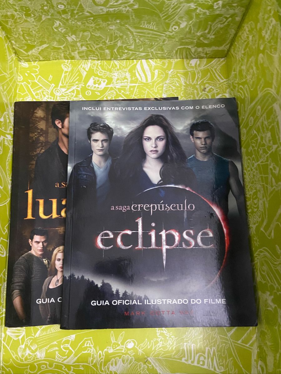 Kit Saga Crep Sculo Lua Nova E Eclipse Guia Oficial Ilustrado