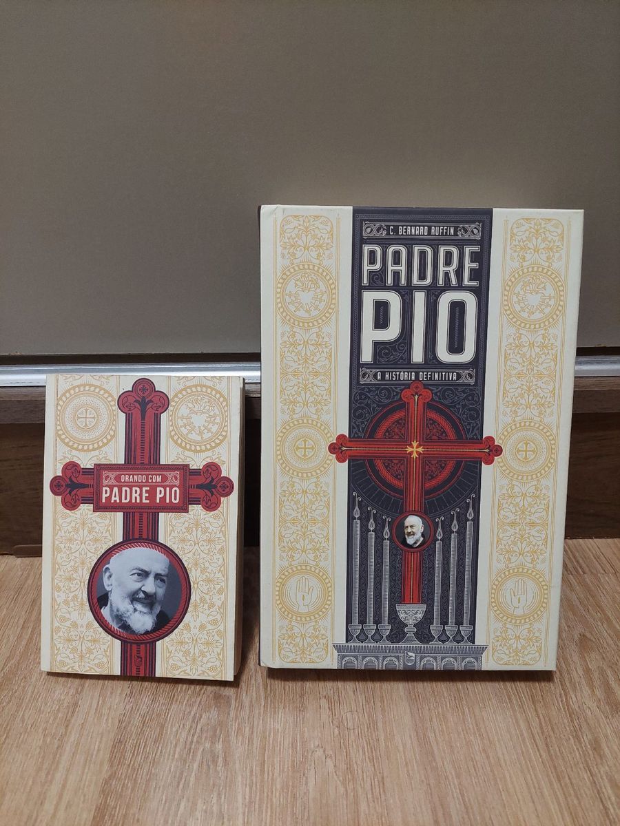 Kit São Padre Pio a História Definitiva Livro Minha Biblioteca