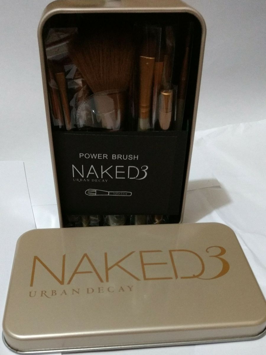 Kit Travel 12 Pincéis Importado Novo Naked Maquiagem Feminina Naked