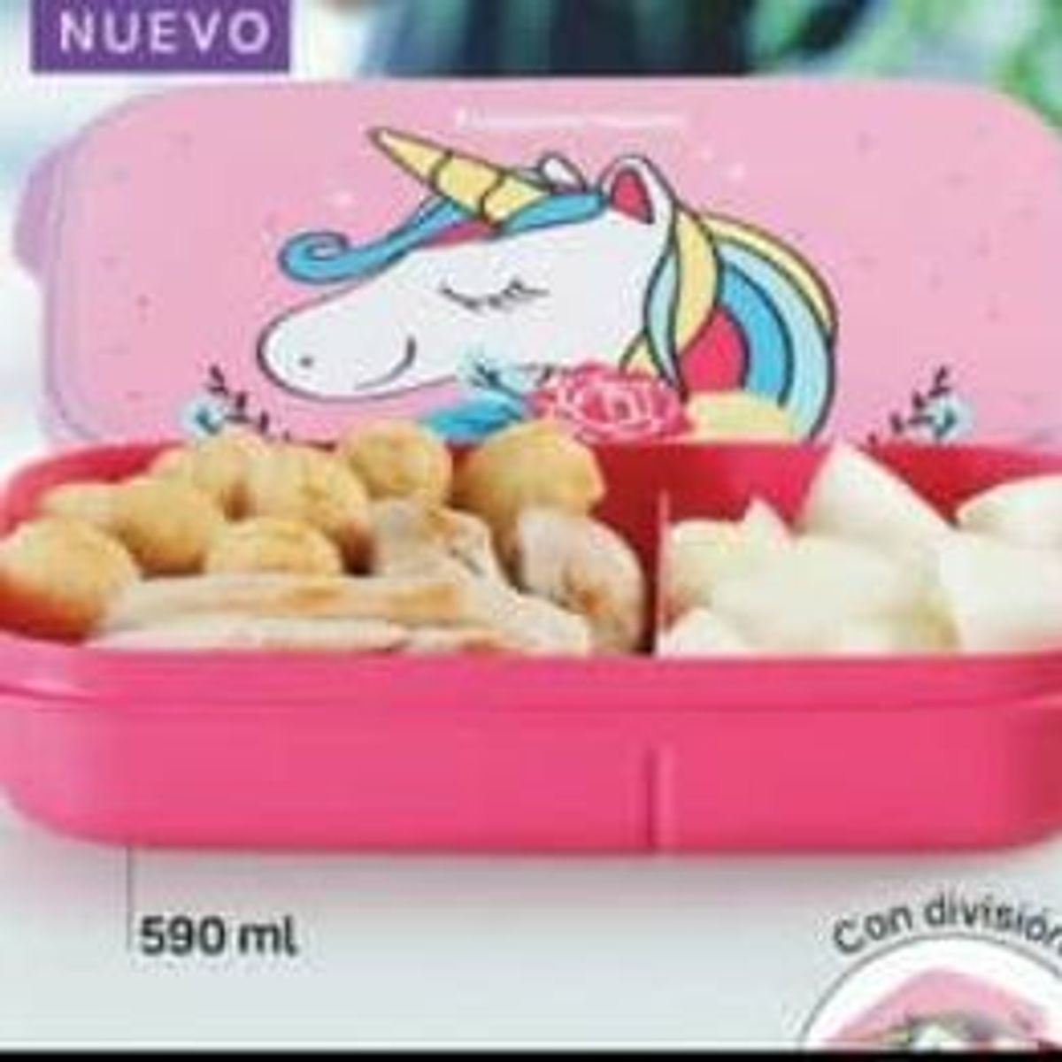 Lancheira Unicórnio Tupperware Item Infantil Tupperware Nunca Usado