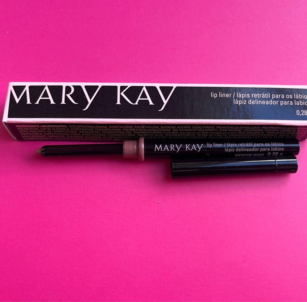 Lápis Delineador para Lábios Cor Medium Nude Mary Kay Novo Nunca Usado