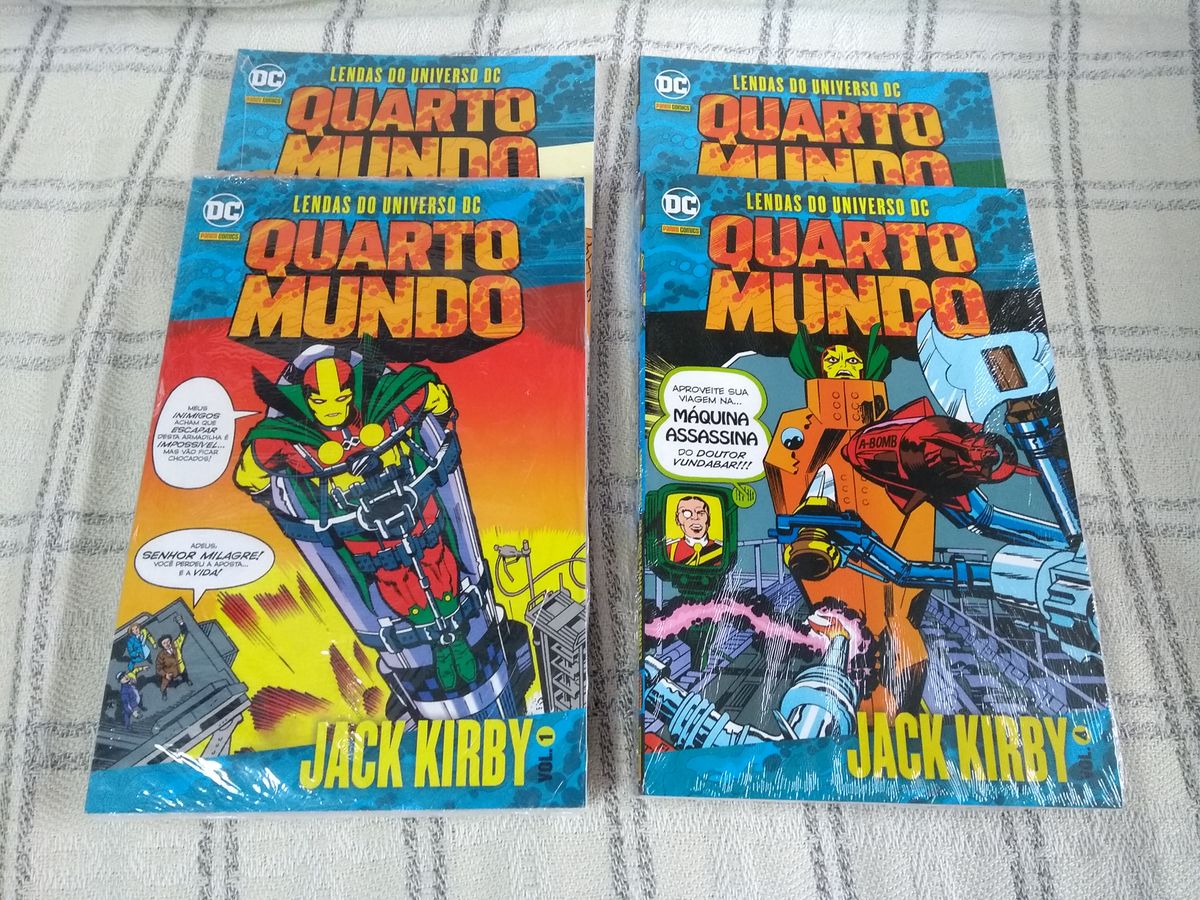 Lendas Do Universo Dc Quarto Mundo Jack Kirby 1 Ao 4 Livro Panini