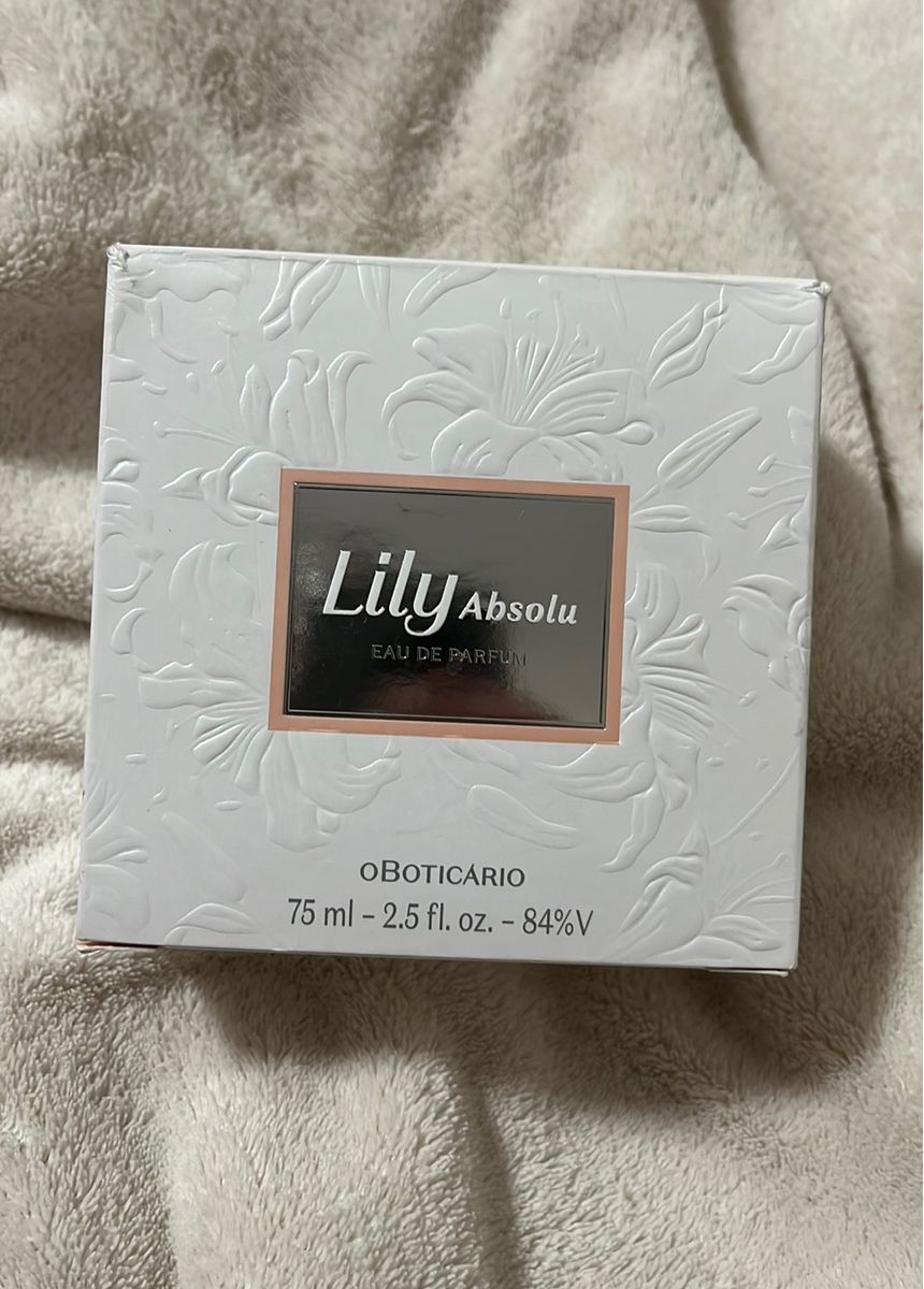 Lilly Absolu Eau Parfum Perfume Feminino O Botic Rio Nunca Usado