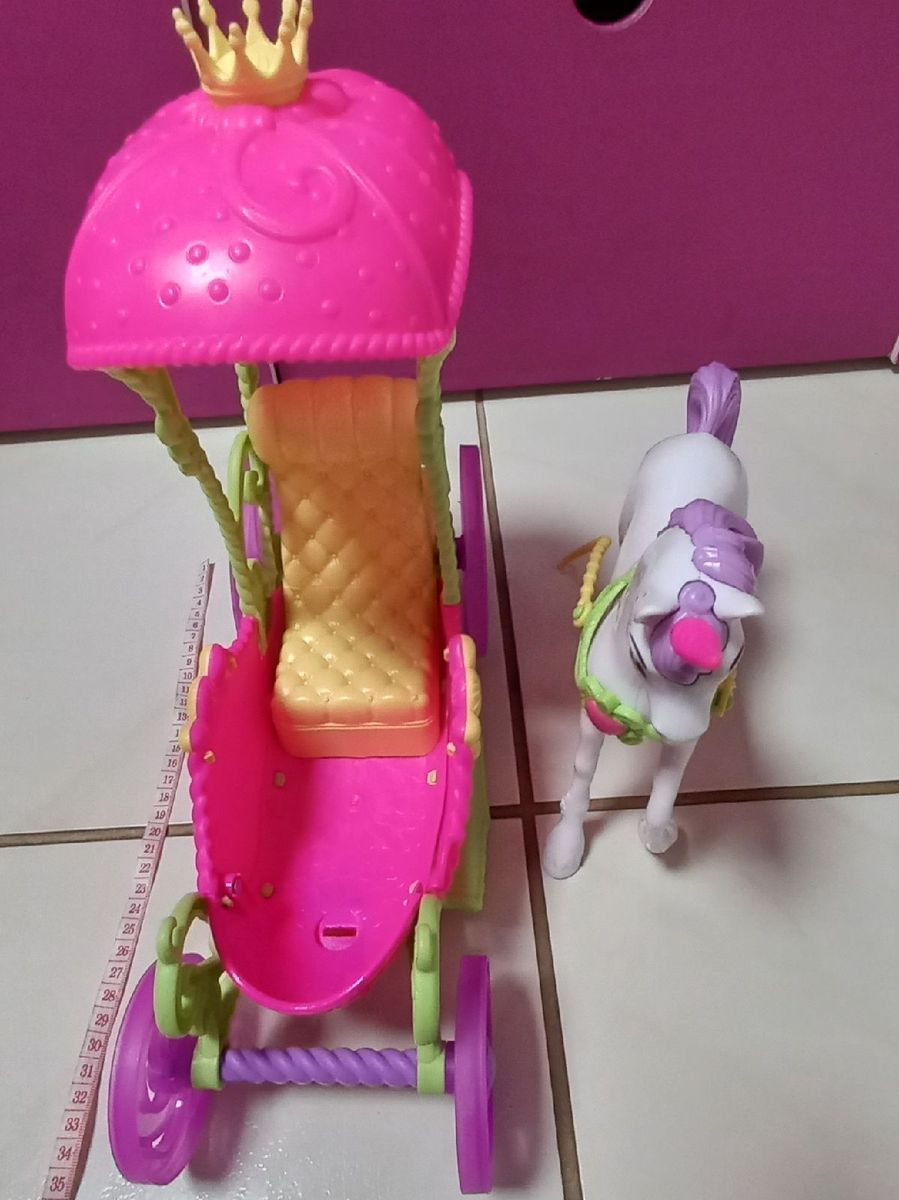 Linda Carruagem da Barbie Importada Brinquedo para Bebês Mattel Usado