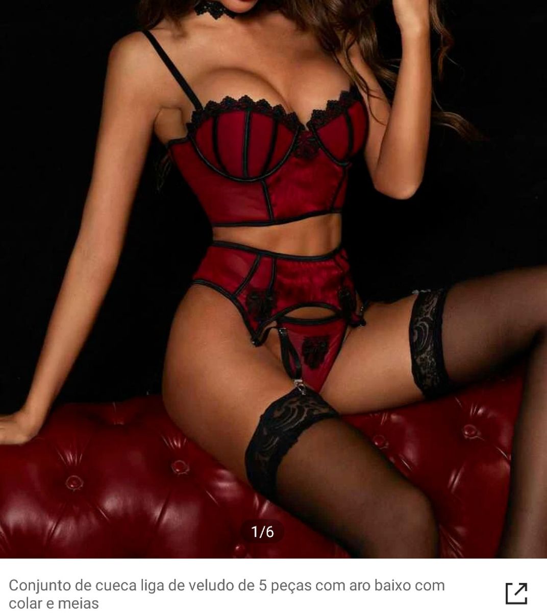 Lingerie Sexy Lingerie Feminina Shein Nunca Usado Enjoei