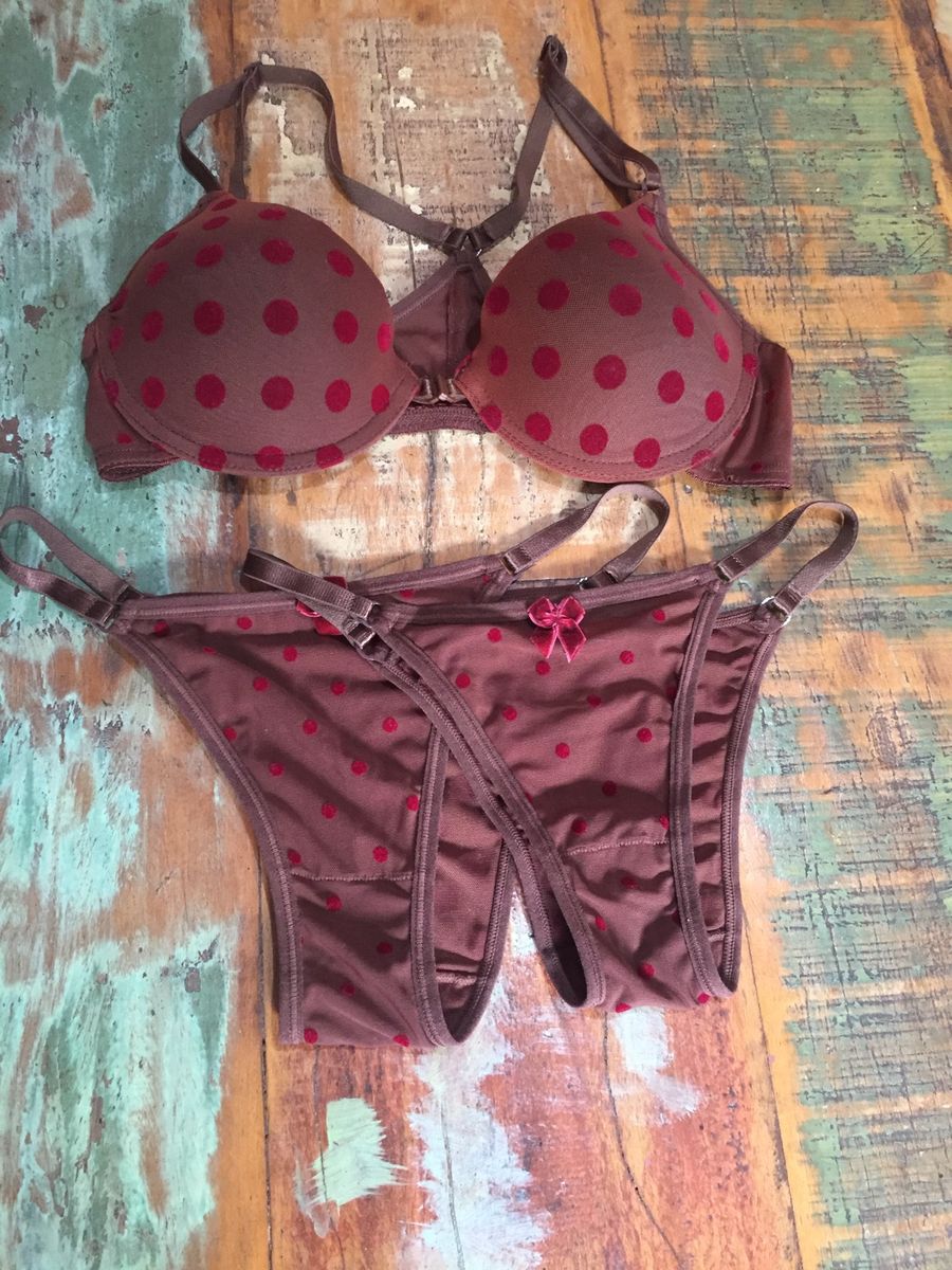 Lingerie Sutiã e Calcinha Lingerie Feminina Nunca Usado 82664247 enjoei