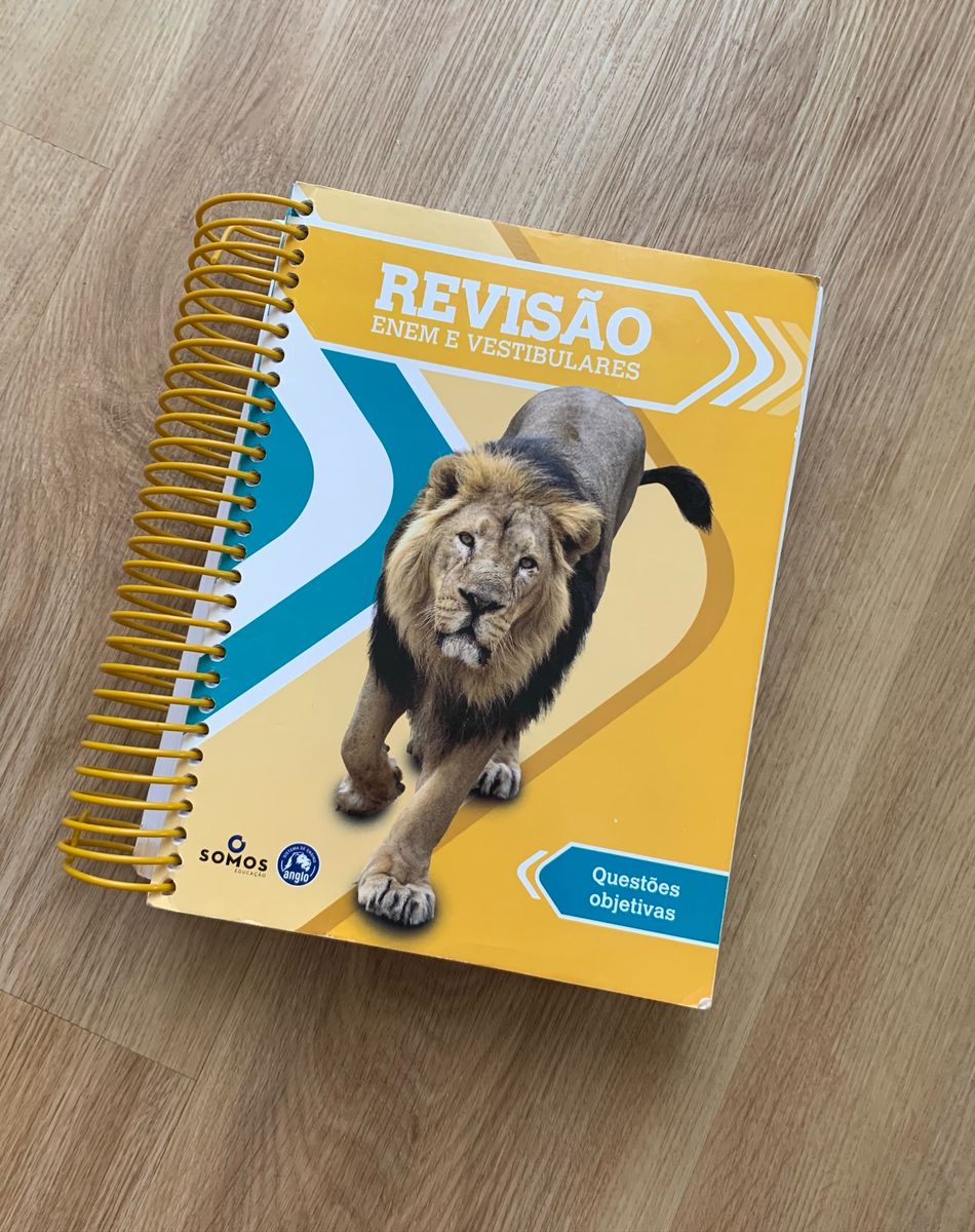 Livro Anglo Vestibular Revis O Livro Somos Educa O Nunca Usado