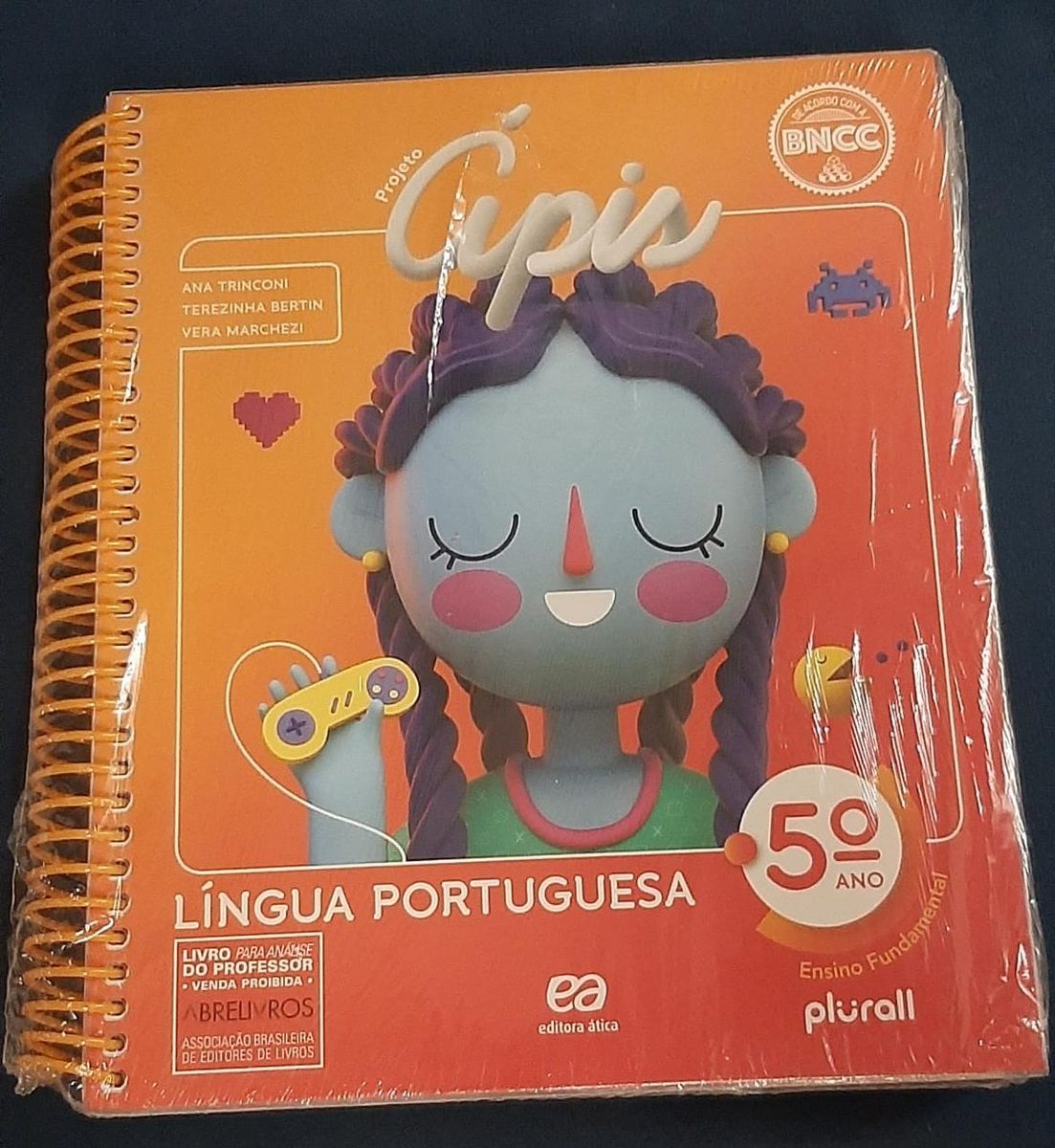 Livro Ápis Língua Portuguesa 5º Ano Fund Livro Ed ática Nunca Usado