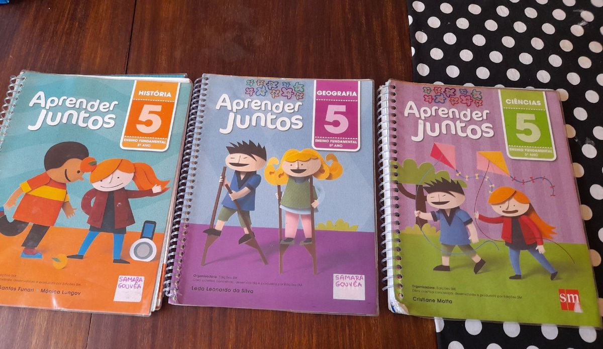 Livro Aprender Juntos 5o Ano Produto Feminino Editora Sm Usado