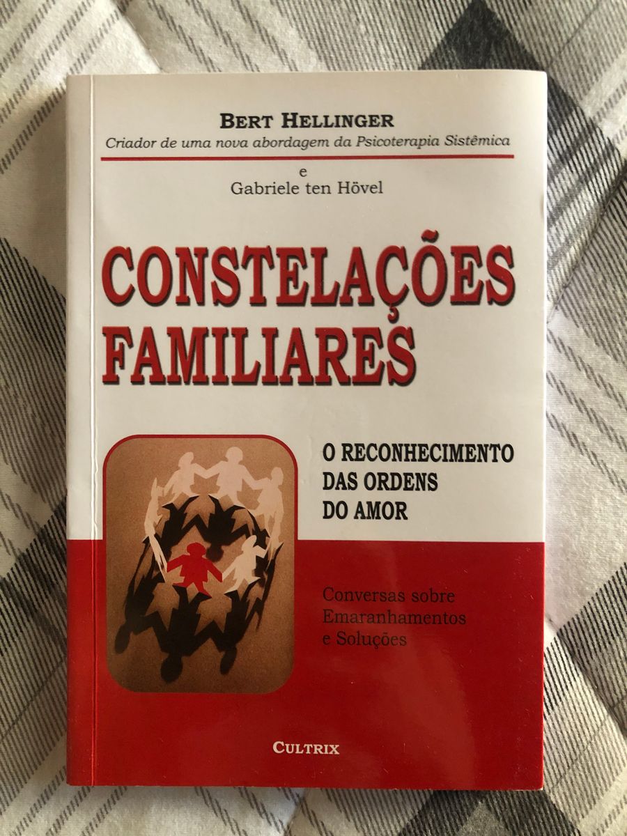 Livro Bert Hellinger Constelações Familiares Livro Cultrix Usado