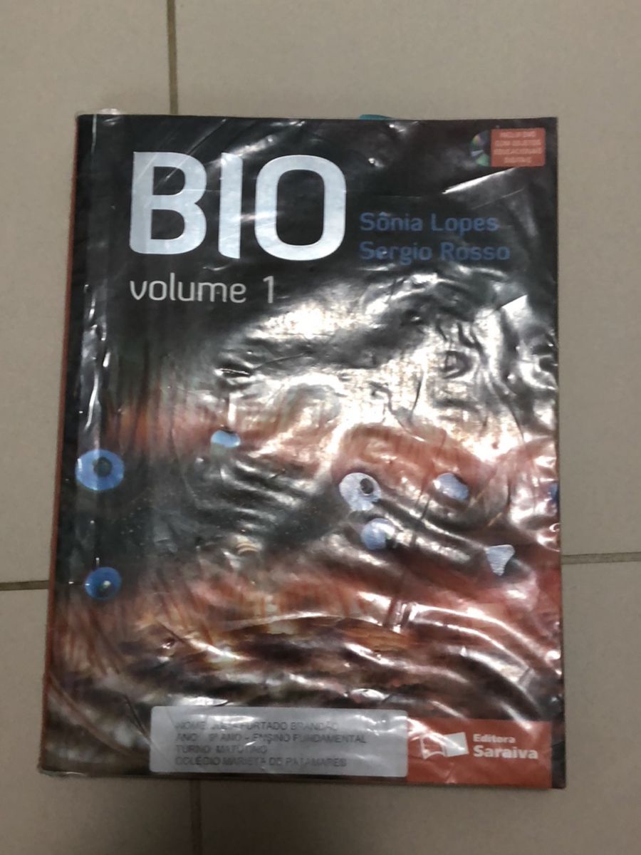 Livro Biologia Volume Sonia Lopes E S Rgio Rosso Livro Editora