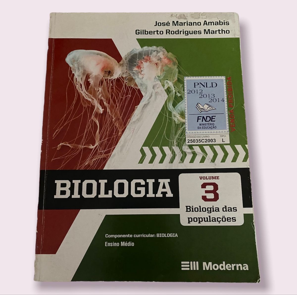 Livro Biologia Volume 3 Biologia Das Populações Livro Usado