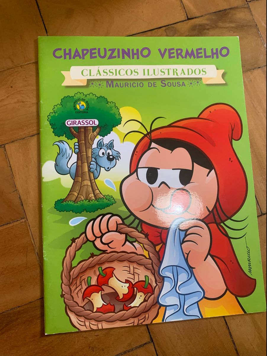 Livro Chapeuzinho Vermelho Cl Ssicos Ilustrados Maur Cio De Sousa