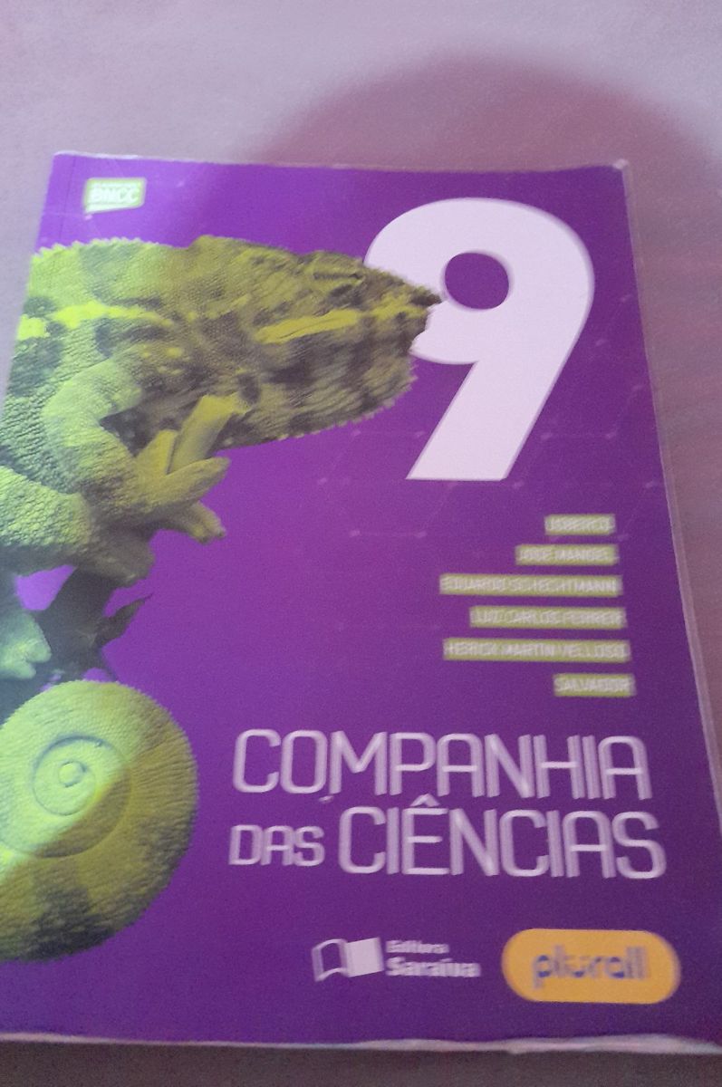 Livro Ciências 9 Ano Companhia Das Ciências Livro Editora Saraiva