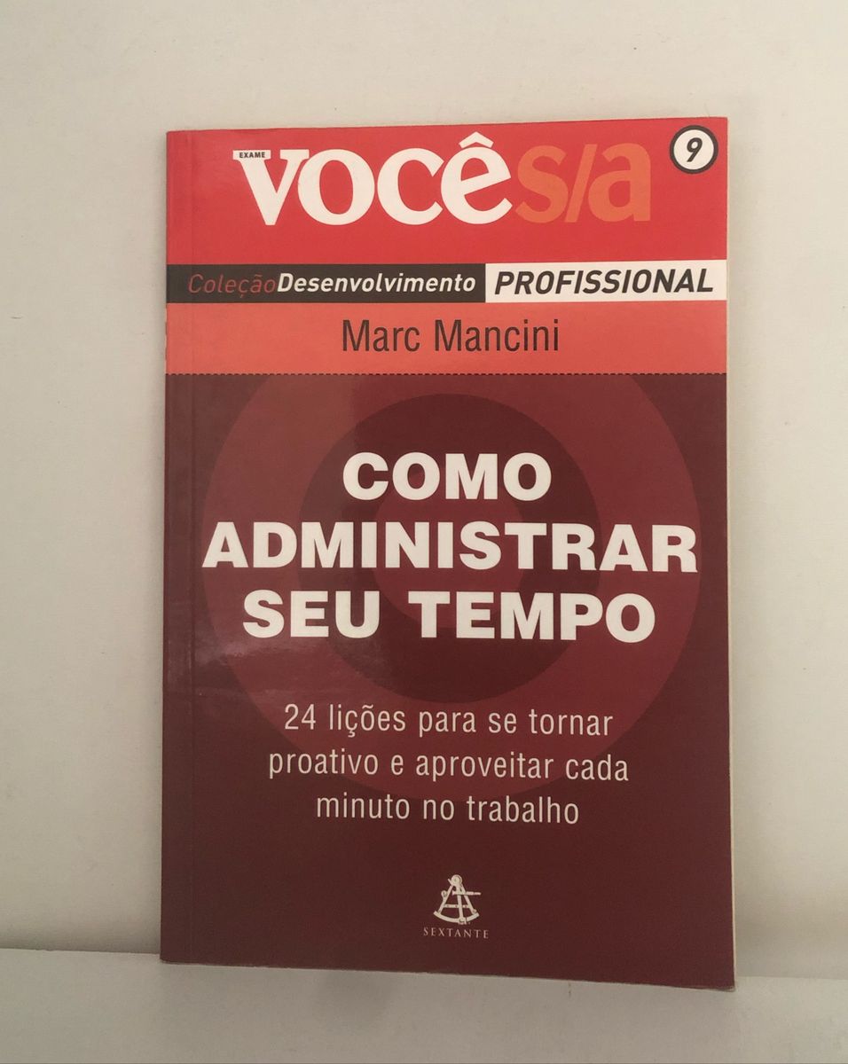 Livro Como Administrar Seu Tempo Livro Usado Enjoei