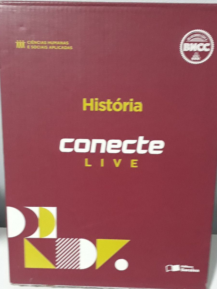 Livro Conecte Live História Livro Editora Saraiva Nunca Usado