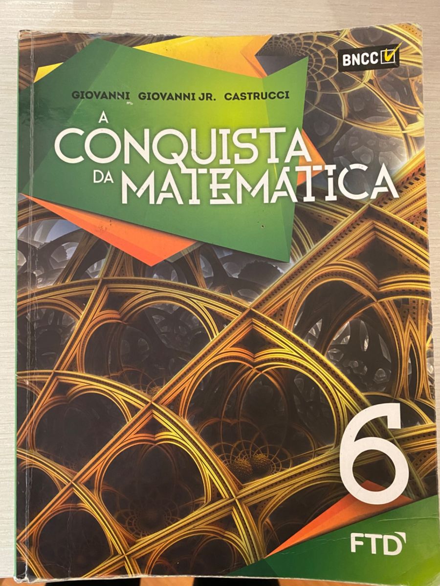 Livro Conquista da Matemática a 6º Ano Giovanni Ftd Livro Ftd