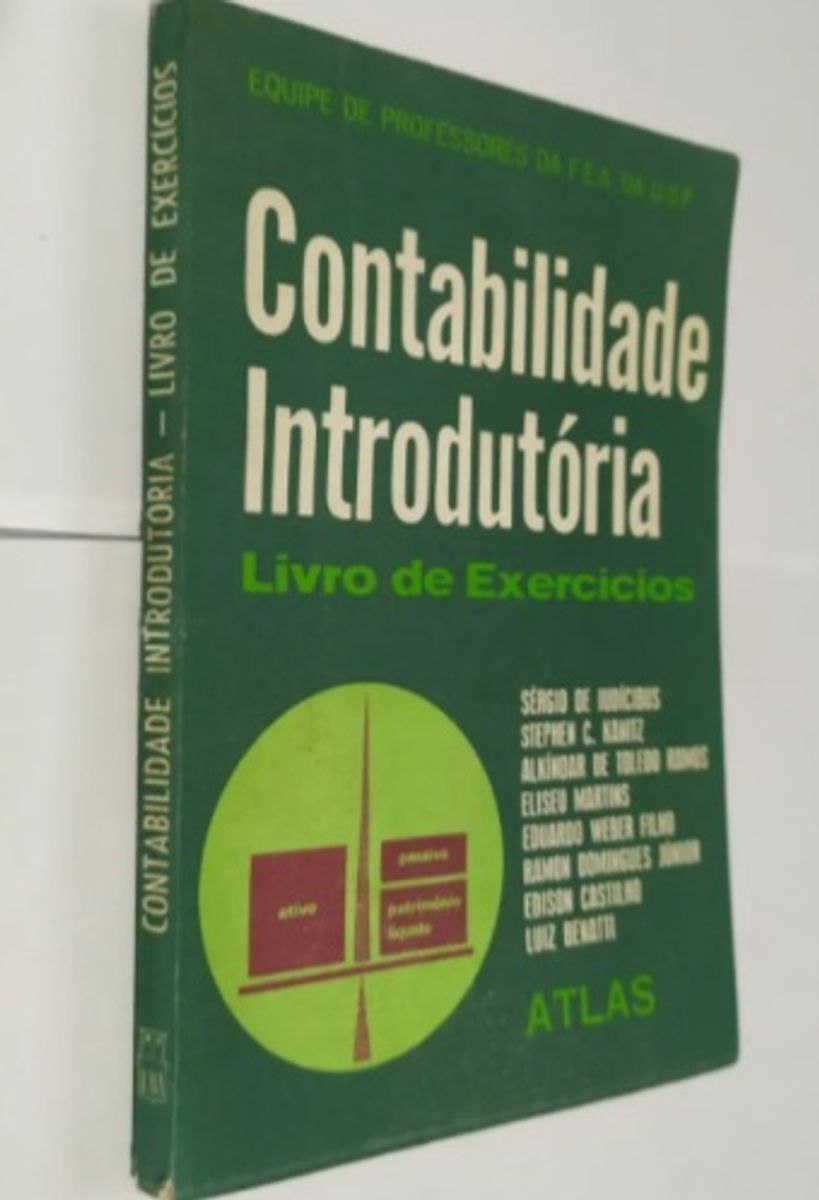 Livro Contabilidade Introdut Ria Livro De Exerc Cios Livro Atlas