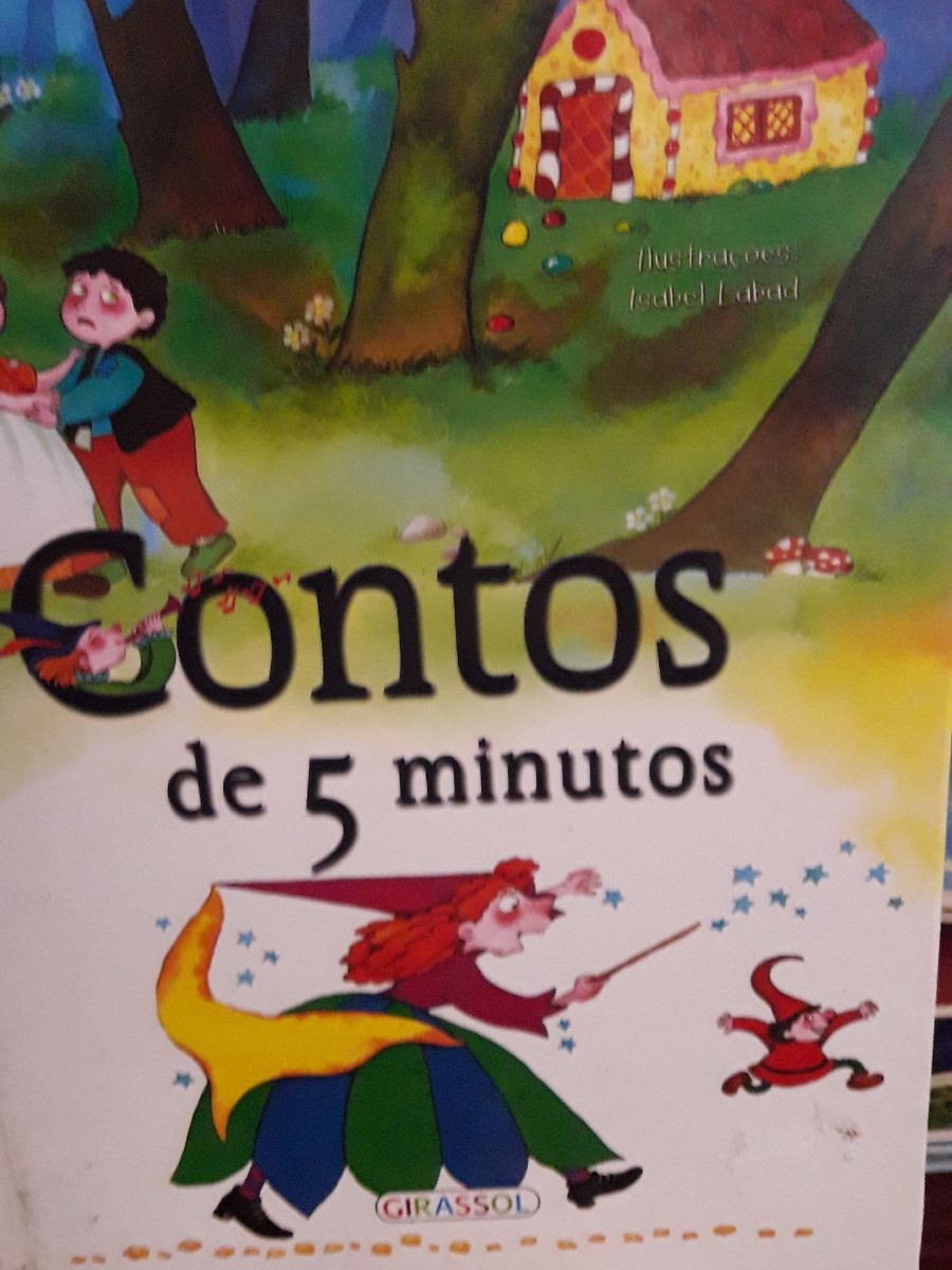 Livro Contos De 5 Minutos 23 Lindas Historias Item Infantil Girassol