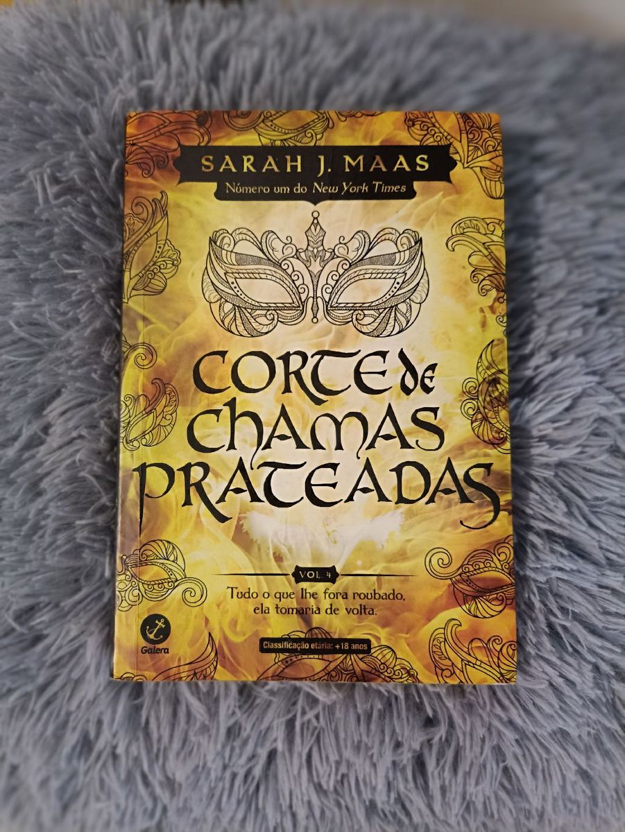 Livro Corte De Chamas Prateadas De Sarah J Maas Acosf Livro Galera