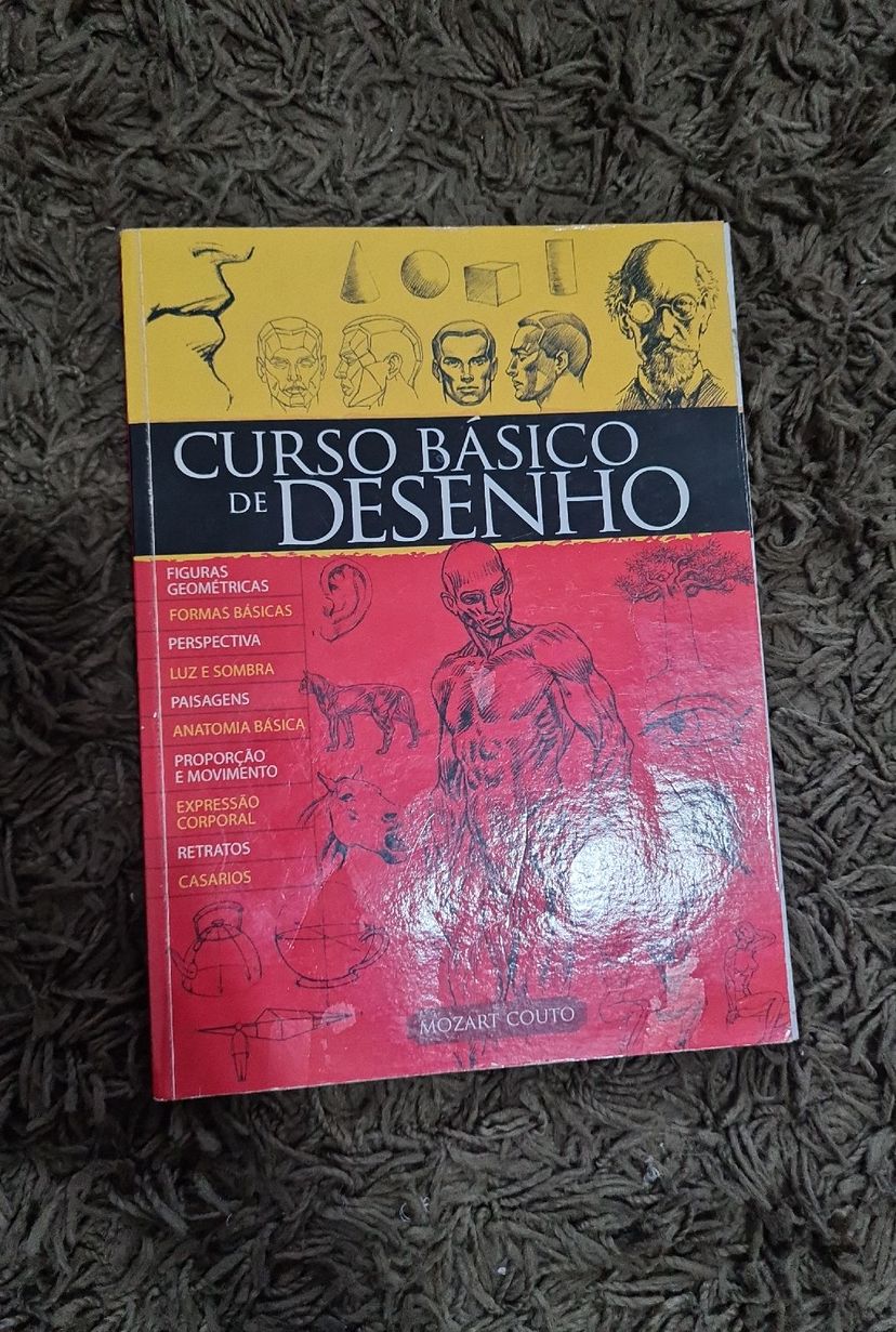 Livro Curso Básico de Desenho Mozart Couto Livro Escala Usado