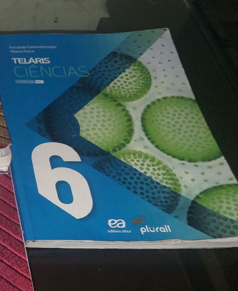 Livro de Ciências Telaris 6 Ano Item Infantil Editora Plural Usado