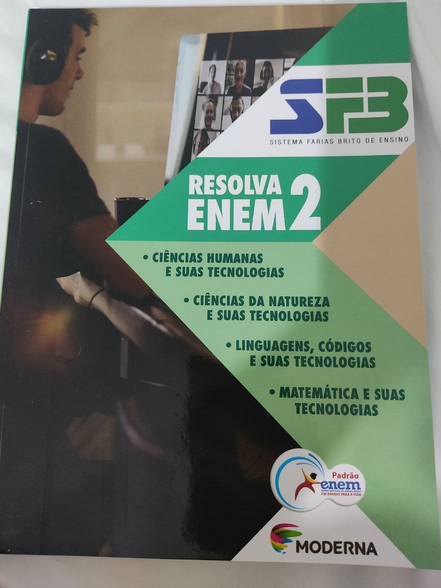 Livro De Exerc Cios Para O Enem Sfb Livro Moderna Sistema Farias