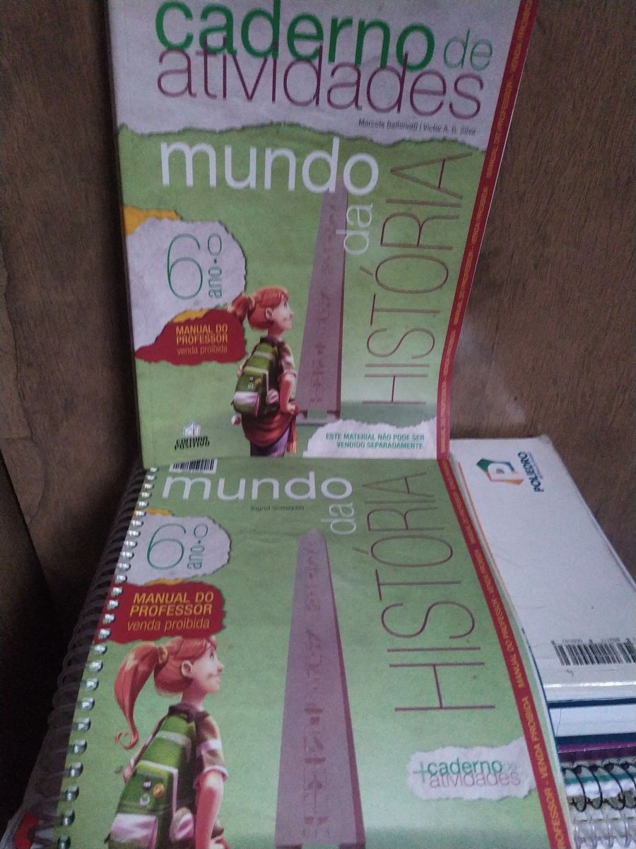 Livro de História Caderno de Atividades 6 Ano Editora Positivo