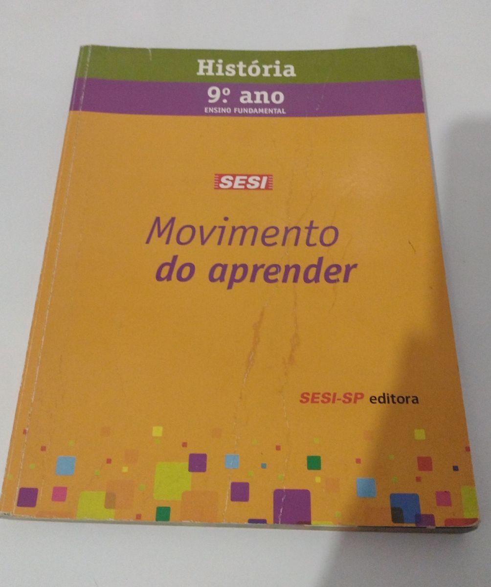 Livro De Hist Ria Ensino Fundamental Ano Do Sesi Livro Sesi Usado