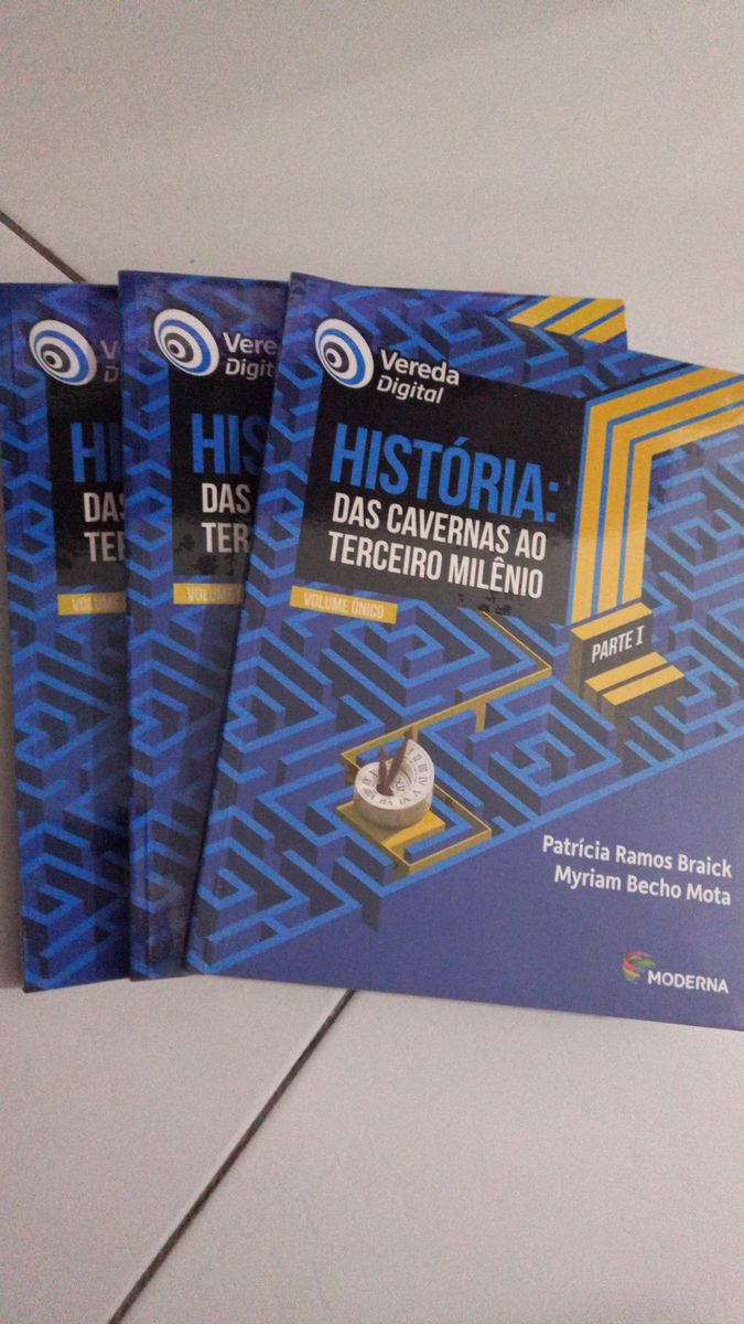 Livro De Hist Ria Livro Vereda Digital Moderna Usado Enjoei