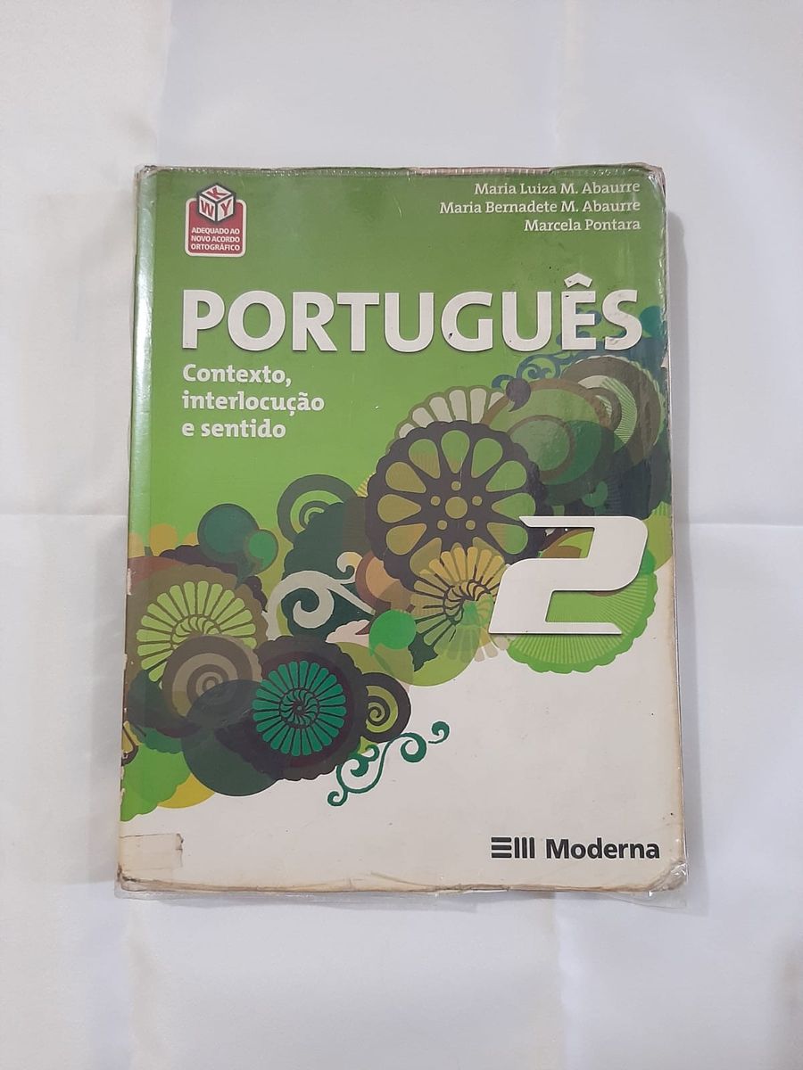 Livro De Portugu S Ano Ensino M Dio Moderna Livro Moderna Usado