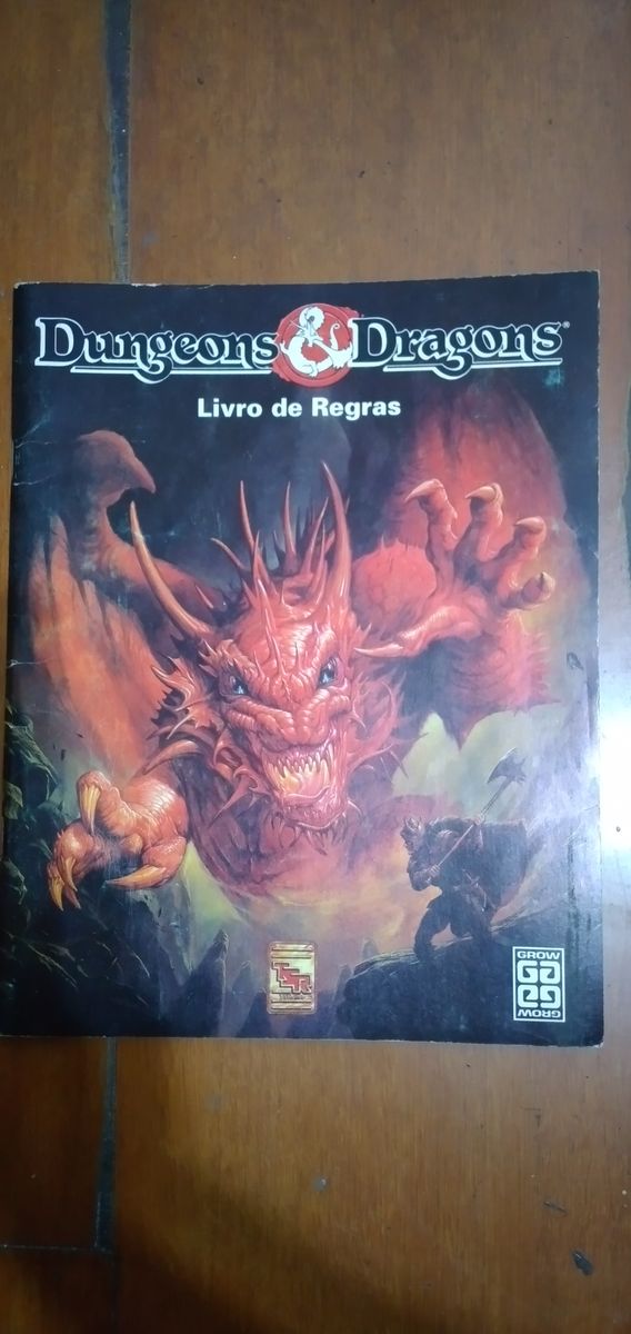 Livro De Regras Dungeons E Dragons Rpg Livro Grow Usado 86252322 Enjoei