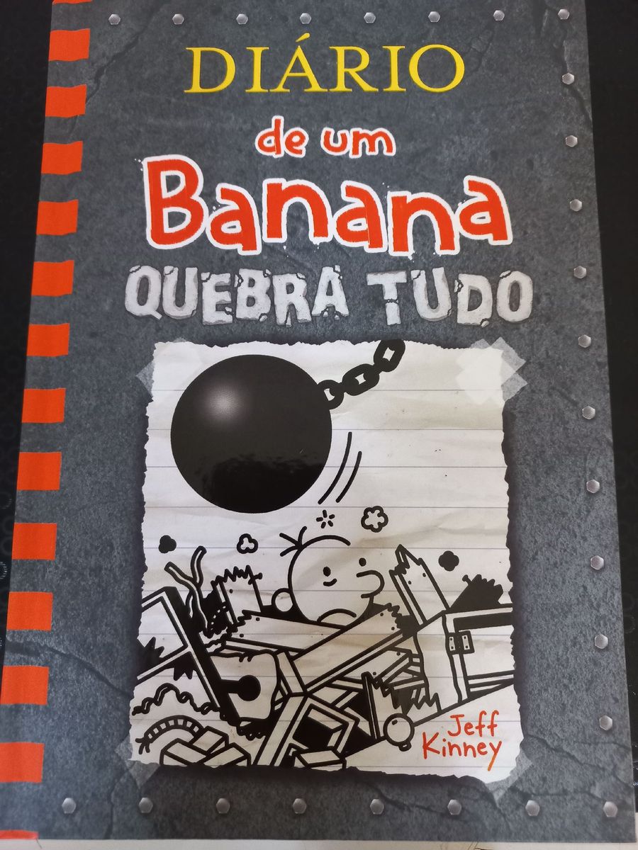 Livro Di Rio De Um Banana Quebra Tudo Capa Dura Livro Diario De Um