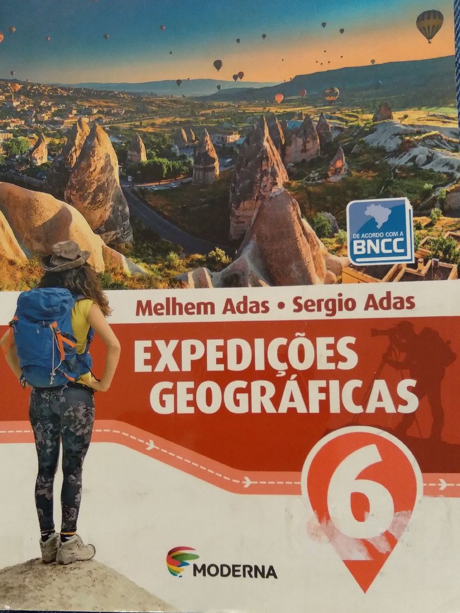 Livro Didático Expedições Geográficas 6 Ed Moderna Melhem Adas e