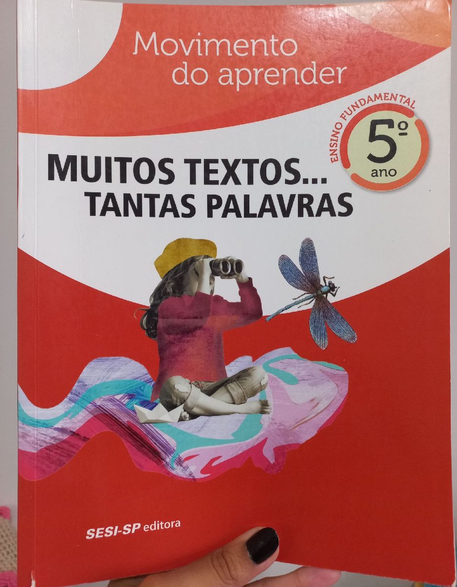 Livro Didático Movimento do Aprender Muitos Textos tantas Palavras