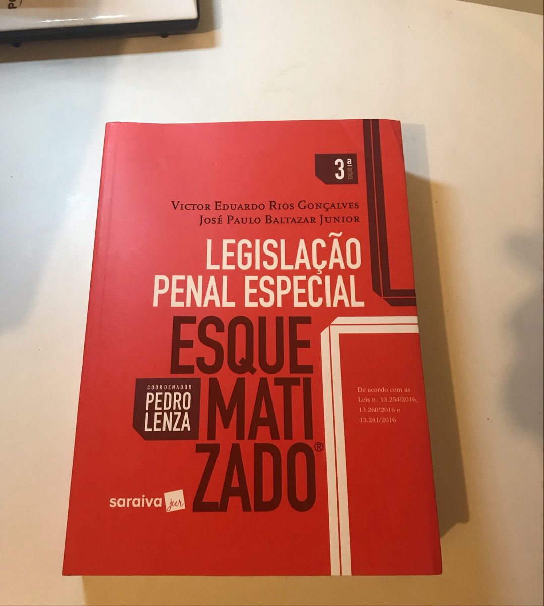 Livro Direto Penal Legislação Especial Livro Saraiva Usado 37838469