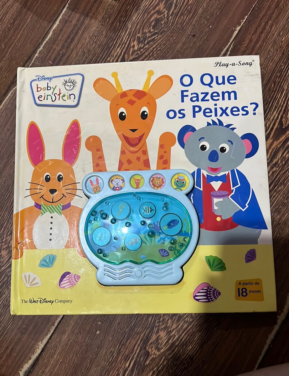 Livro Disney Baby Einstein O Que Fazem Os Peixes Livro Disney Usado