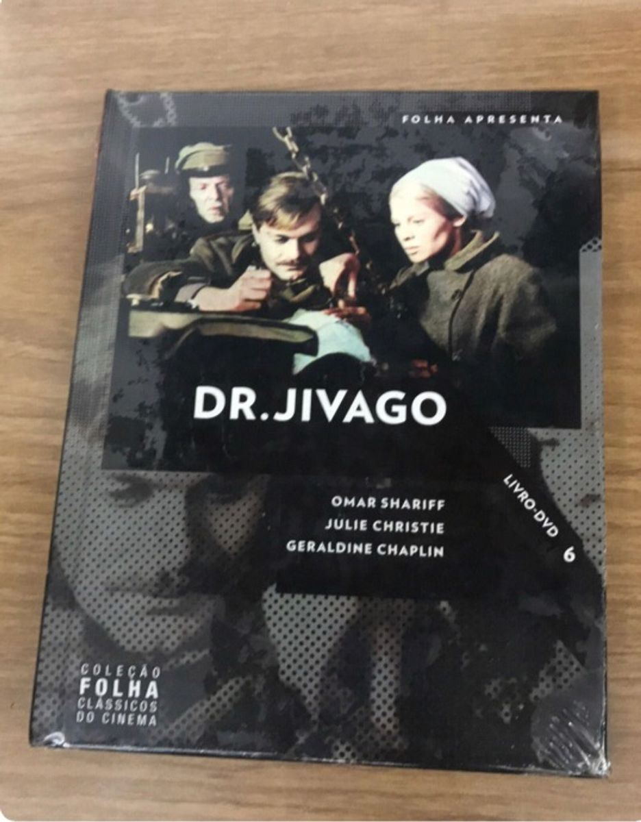 Livro Dvd Dr Jivago Cole O Folha Classicos Do Cinema Filme E S Rie