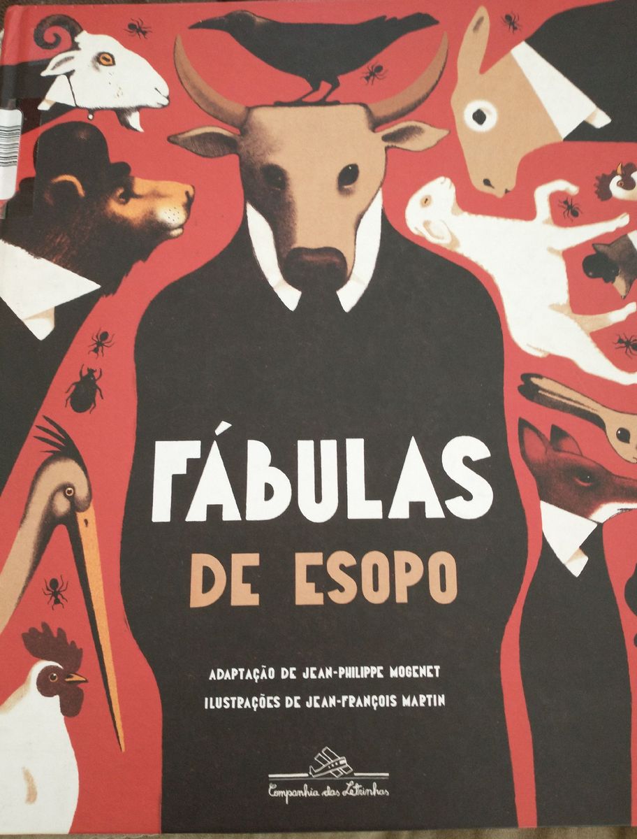 Livro Fábulas de Esopo Capa Dura Item Infantil Companhia Das