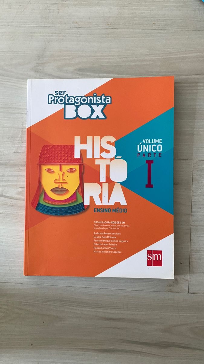 Livro História Ser Protagonista Box Ensino Médio Volume Único Parte 1