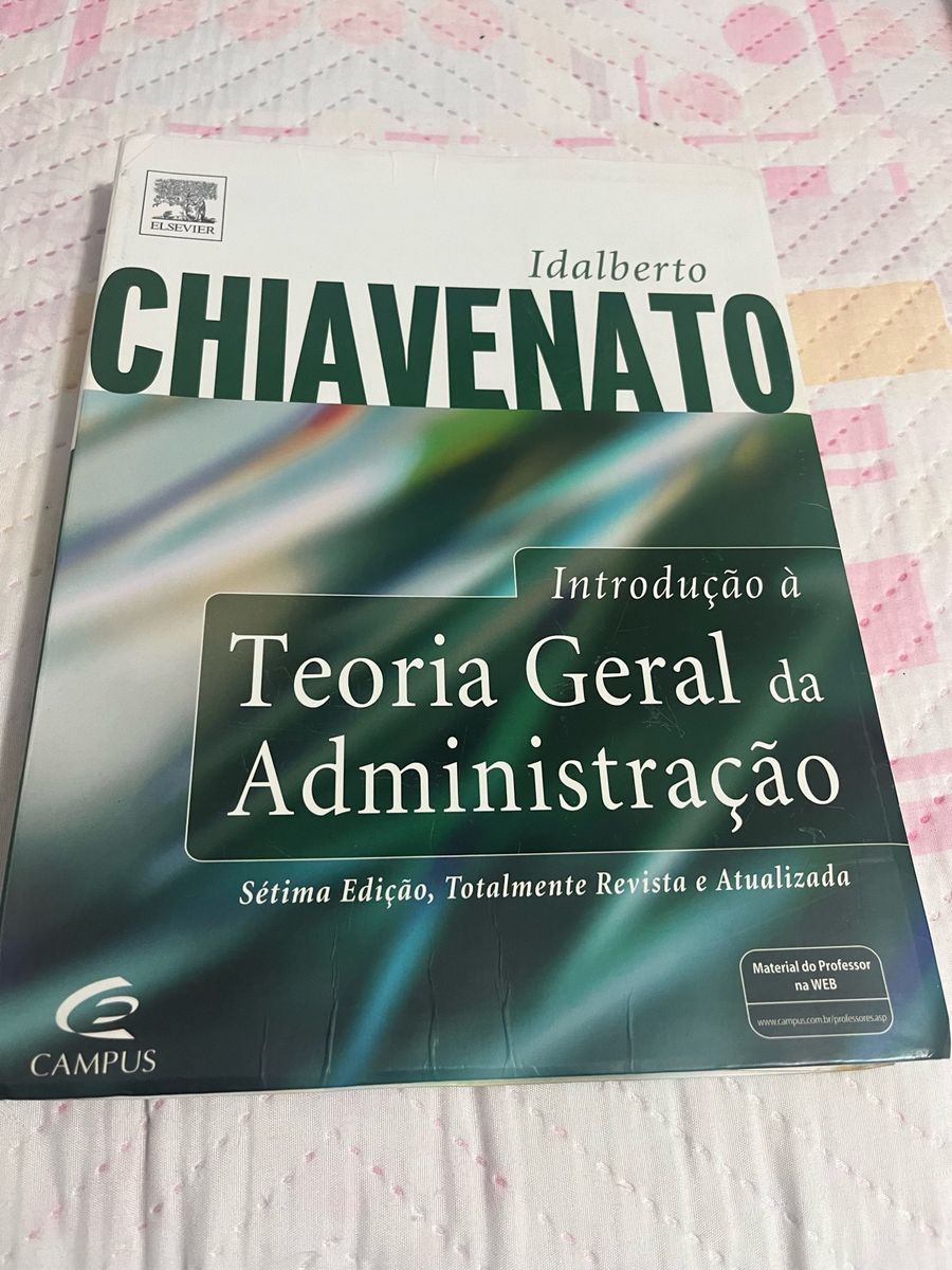 Livro Introdução À Teoria Geral da Administração 7 Edição de