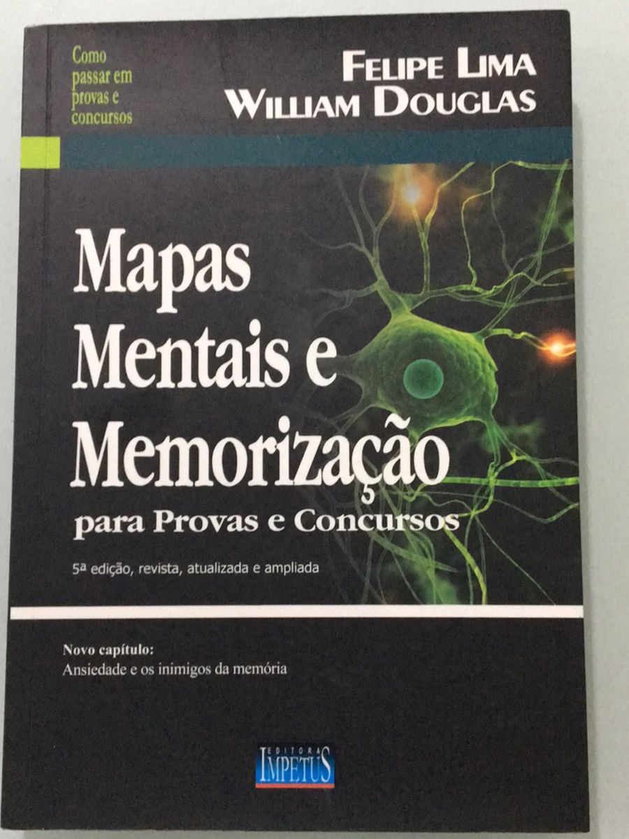 Livro Mapas Mentais e Memorização para Provas e Concursos Livro